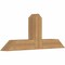 Ekena Millwork Portland Timber Gable Bracket, Western Red Cedar, 48"W x 20"H x 5 1/2"D x 5 1/2"F, 10/12 Pitch GBW048X20X0606POR00SWR - alternate 3